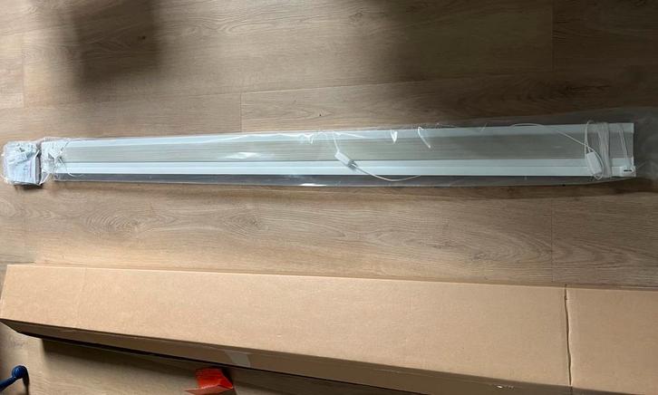 Cosiflor Plisse gordijn top down bottom up grijswit, Doe-het-zelf en Verbouw, Bouwverlichting, Zo goed als nieuw, Minder dan 50 watt