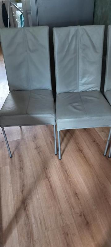 Leren Eetkamerstoelen - Set van 4/6 beschikbaar voor biedingen