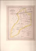 Grootegast Gemeentekaartje Fehse 1862, Antiek en Kunst, Kunst | Etsen en Gravures, Ophalen of Verzenden
