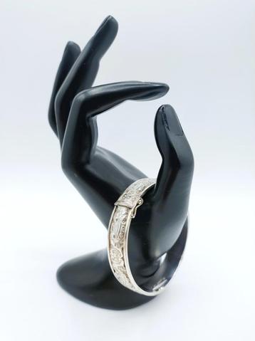 Zilveren armband met bloemmotief, empire, 925 beschikbaar voor biedingen