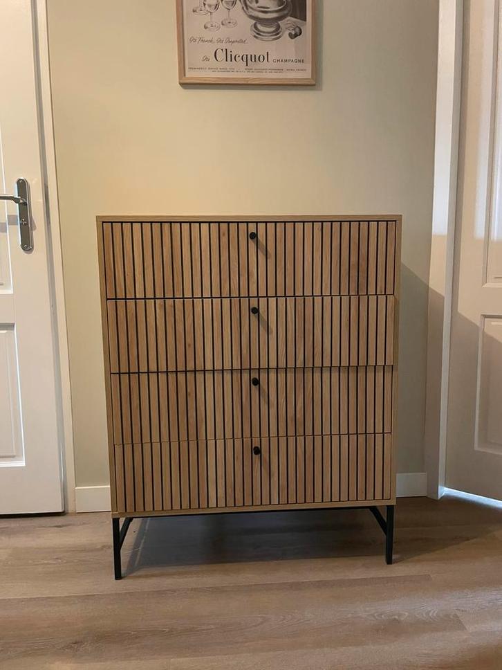 Dressoir / ladekastje 4 lades, Huis en Inrichting, Kasten | Dressoirs, Zo goed als nieuw, 50 tot 100 cm, 25 tot 50 cm, Ophalen