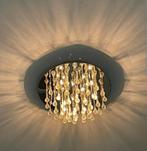 Plafondlamp, Huis en Inrichting, Lampen | Plafondlampen, Ophalen, Zo goed als nieuw, Glas
