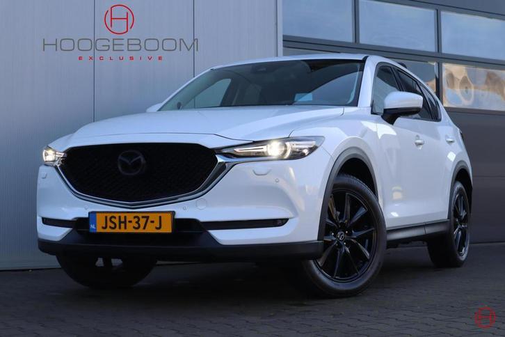 Mazda CX-5 2.0 SkyActiv-G 165 Black Optic / Leder / Trekhaak, Auto's, Mazda, Bedrijf, Te koop, CX-5, ABS, Achteruitrijcamera, Airbags