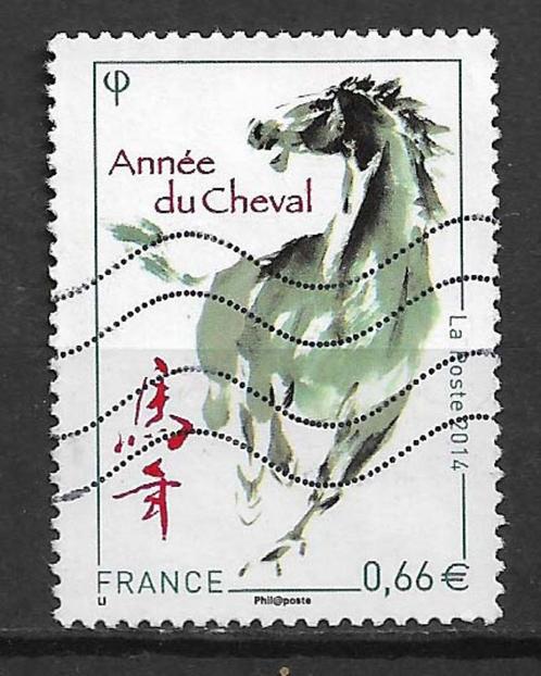 Frankrijk 2014 Chinees jaar van het paard dierenriem, Postzegels en Munten, Postzegels | Europa | Frankrijk, Gestempeld, Verzenden