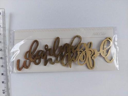 Studio Calico Words Hope Darling Wonderful, Hobby en Vrije tijd, Scrapbooking, Nieuw, Overige merken, Ophalen
