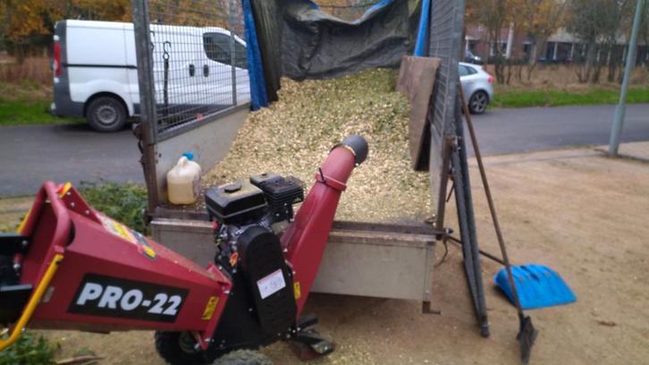 Hakselaar / versnipperaar te huur, Tuin en Terras, Hakselaars, Zo goed als nieuw, Ophalen of Verzenden