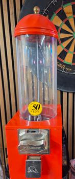 Vintage Kauwgomballen Automaat - Italiaans Design, Ophalen, Gebruikt