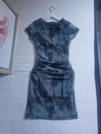 Mesh Sexy Strak Khaki Ruched Jurk Uitgaan Feest Strik Trendy, Nieuw, Maat 34 (XS) of kleiner, Boven de knie, Groen