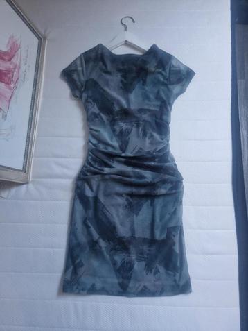 Mesh Sexy Strak Khaki Ruched Jurk Uitgaan Feest Strik Trendy beschikbaar voor biedingen