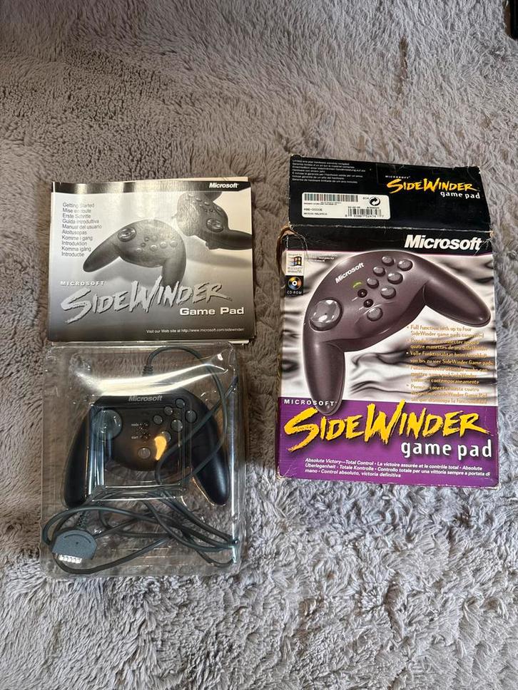 Microsoft SideWinder Game Pad - Klassieker!, Spelcomputers en Games, Spelcomputers | Overige, Zo goed als nieuw, Ophalen of Verzenden