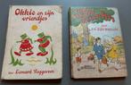 2 Vintage Kinderboeken: Okkie & Jan met Ballon, Boeken, Ophalen of Verzenden, Gelezen, Fictie algemeen