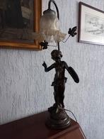 Bronzen Lamp 65cm hoog, Antiek en Kunst, Antiek | Lampen, Ophalen of Verzenden