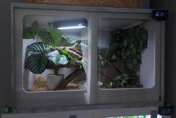 PVC terrarium 90x60x60 compleet! beschikbaar voor biedingen