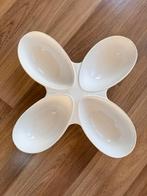 Witte stenen schaal, Huis en Inrichting, Woonaccessoires | Schalen en Manden, Ophalen of Verzenden, Zo goed als nieuw, Rond