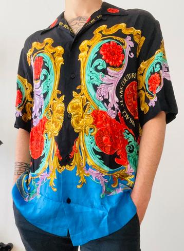 Versace Jeans Couture Sun Flower Garland Shirt beschikbaar voor biedingen