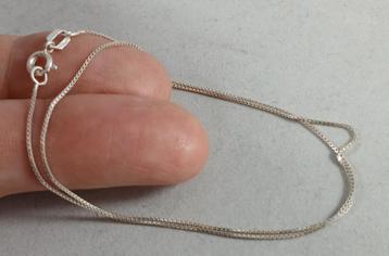 Zilveren ketting Venetiaans 39 cm 0,8 mm 835 zilver beschikbaar voor biedingen