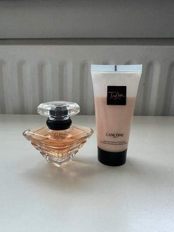 Lancome Trésor 30ml Parfum + Bodylotion 50ml beschikbaar voor biedingen