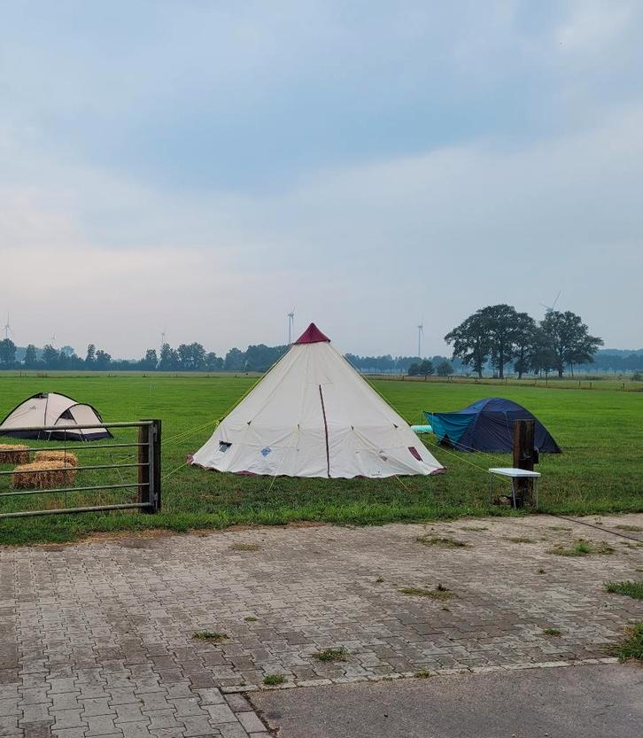 Skandika tipi tent, Caravans en Kamperen, Tenten, meer dan 6, Gebruikt, Ophalen