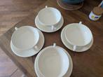 Wedgwood soepkom 0,2 liter met borden, set van 4 stuks, Huis en Inrichting, Keuken | Servies, Ophalen, Zo goed als nieuw, Kom(men)