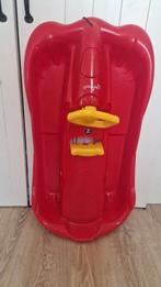 Rode slee met stuur, Ophalen, Gebruikt