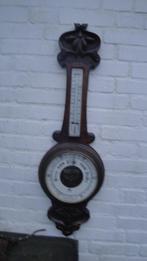 antieke hele grote banjo thermometer barometer heel apart, Ophalen of Verzenden