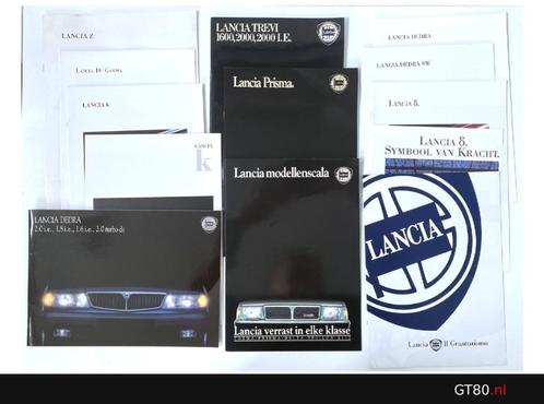 Lancia– verzameling folders, Boeken, Auto's | Folders en Tijdschriften, Overige merken, Verzenden