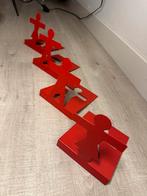 Boekensteunen paul baars rood mannetje vrouwtje, Huis en Inrichting, Ophalen of Verzenden, Zo goed als nieuw