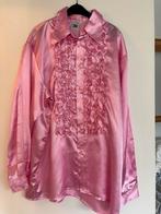 Roze PartyXplosion overhemd maat 50, Ophalen of Verzenden, Zo goed als nieuw, Roze, Overige halswijdtes