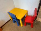 2 stoelen & tafel, Kinderen en Baby's, Kinderkamer | Tafels en Stoelen, Ophalen, Zo goed als nieuw, Tafel(s) en Stoel(en)