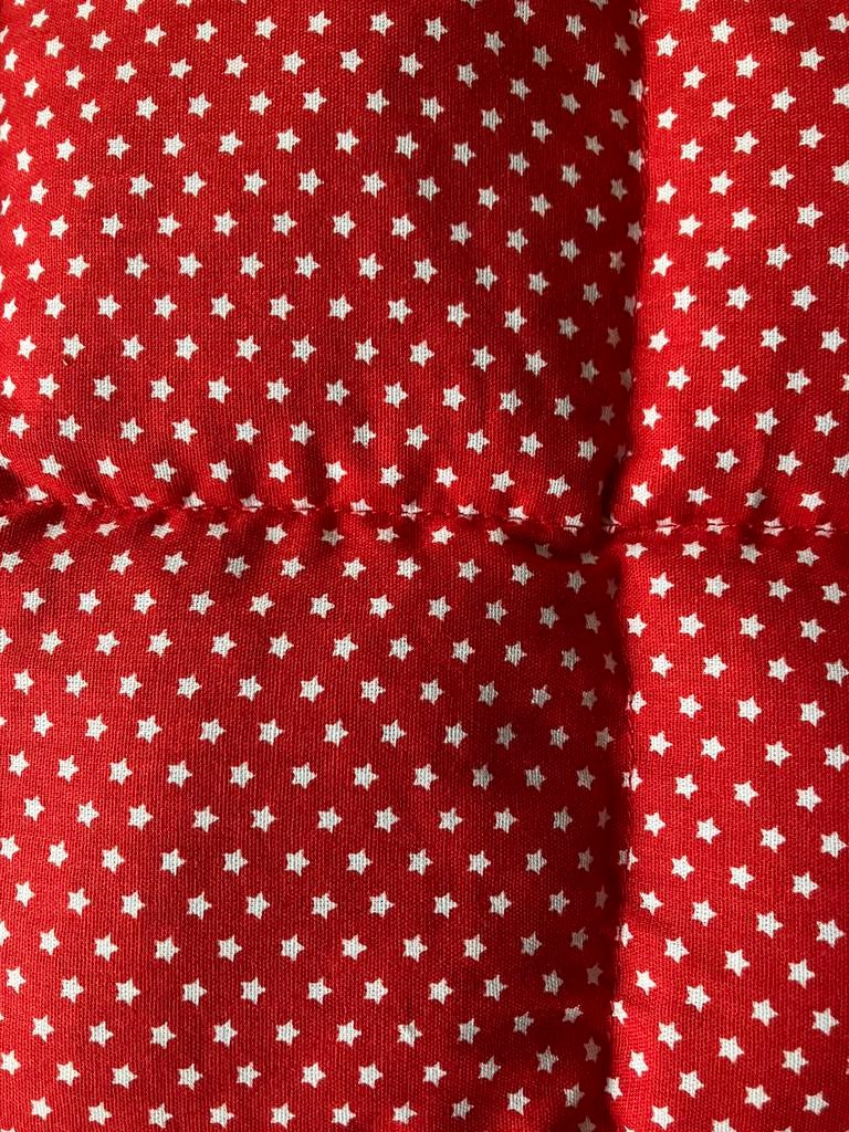 Warmtekussen, pittenzak, kruik. Rood met sterretjes, Ophalen, Nieuw, Rood, Rechthoekig