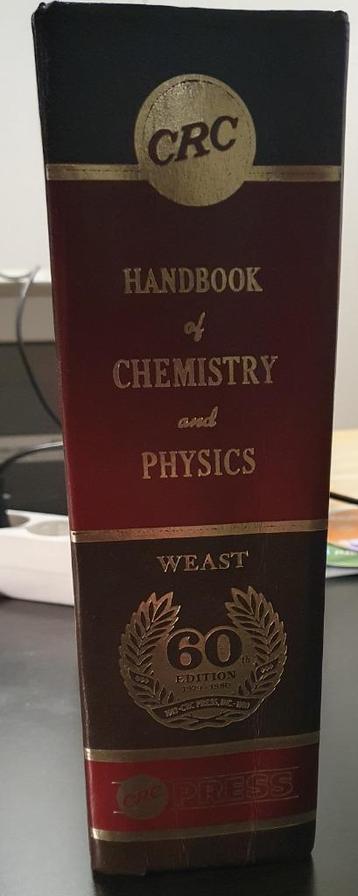 Handbook of Chemistry & Physics beschikbaar voor biedingen