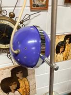 Vintage Paarse Bollamp / Vloerlamp, Ophalen, Gebruikt, Metaal, 100 tot 150 cm