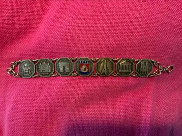 Vintage Paris souvenir Bracelet silver tone  beschikbaar voor biedingen