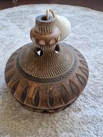 Vintage keramieke hanglamp / brutalist stijl, Huis en Inrichting, Lampen | Hanglampen, Ophalen, Overige materialen, Minder dan 50 cm