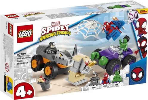 LEGO Spidey: Hulk vs. Rhino Truckduel 10782 (Uit Productie), Kinderen en Baby's, Speelgoed | Duplo en Lego, Nieuw, Lego, Complete set