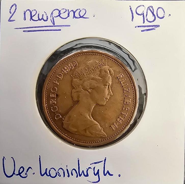 Verenigd Koninkrijk 2 new pence 1980, Postzegels en Munten, Munten | Europa | Niet-Euromunten, Overige landen, Ophalen