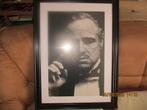 schilderij Marlon Brando 58 x 78 foto poster van godfather, Schilderij, Zo goed als nieuw, 50 tot 75 cm, Oorspronkelijke maker