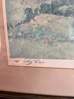 Windy Gap Litho - Berglandschap, Genummerd 94/474, Ingelijst, Ophalen