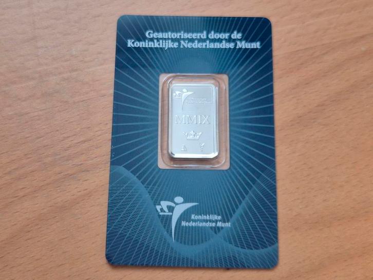KNM & Pamp Suisse: MMIX Silver Bar. Zilverbaar. Zilver., Postzegels en Munten, Edelmetalen en Baren, Zilver, Ophalen of Verzenden