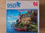 Jumbo puzzel 950, The Lighthouse Keeper's Cottage, COMPLEET!, Ophalen of Verzenden, 500 t/m 1500 stukjes, Zo goed als nieuw