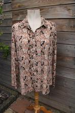 Blouse zalm/ zwart Andcowoman mt 2XL Vaste prijs, Maat 46/48 (XL) of groter, Ophalen of Verzenden, Roze, Zo goed als nieuw