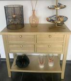 Dressoir/sidetable kleur goud, Ophalen of Verzenden, Zo goed als nieuw, 25 tot 50 cm, Rechthoekig