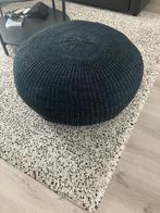 IKEA voetenbank Sandared 71 cm Blauw poef, Ophalen, 50 tot 75 cm, Stof, Rechthoekig