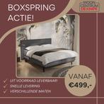 Boxspring Actie – vanaf €499, Huis en Inrichting, Slaapkamer | Boxsprings, Ophalen, Overige maten, 200 cm, Crème