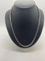 B621 Prachtige zilveren koningsketting 55,5 cm | 54 gram, Sieraden, Tassen en Uiterlijk, Kettingen, Ophalen of Verzenden, Zo goed als nieuw