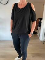 Studio Anneloes zwart shirt met blote schouders., Studio Anneloes, Zwart, Ophalen of Verzenden, Korte mouw