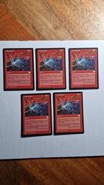 MTG Weatherlight Thunderbolt - 5 Kaarten, Ophalen of Verzenden, Gebruikt, Losse kaart