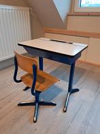 Schoolbureau met stoel, Huis en Inrichting, Bureaus, Ophalen, Gebruikt, Bureau