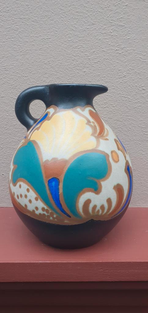 Goedewaagen Gouda Vaasje Abraham, Antiek en Kunst, Antiek | Vazen, Ophalen of Verzenden