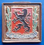 Porceleyne Fles cloisonne tegel Wapen Zierikzee (F55-25), Antiek en Kunst, Antiek | Wandborden en Tegels, Ophalen of Verzenden